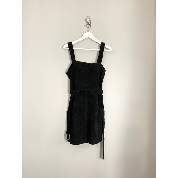 Free People 100% Suede Cow Leather Dress - Picture 1 of 10